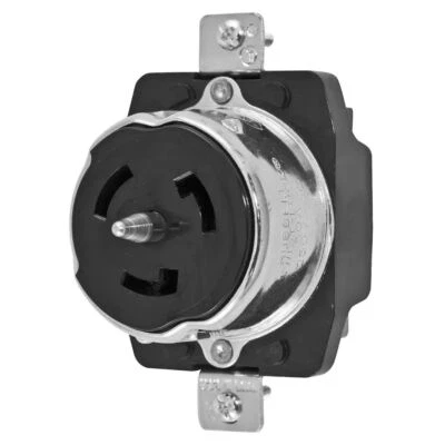Hubbell CS8369 Twist Locking Receptacle 50A 3-Phase Delta 250V 3P 4W Non-NEMA - Image 1 of 2