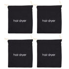 4Pcs Storage Hair Dryer Drawstring Bags Universal Hair Dryer Container Daily