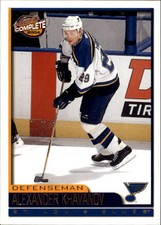 2003-04 Pacific Complete Blues Hockey Card #83 Alexander Khavanov