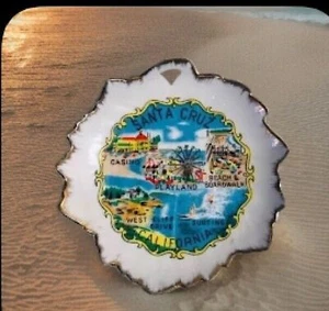Santa Cruz, California Mini 41/2" Souvenir Wandbehang Sammlerteller von EFCO - Bild 1 von 4