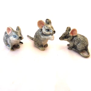 KLIMA E397 Miniature statuette en porcelaine - SOURIS GRISE MOUSE - Imagen 1 de 7