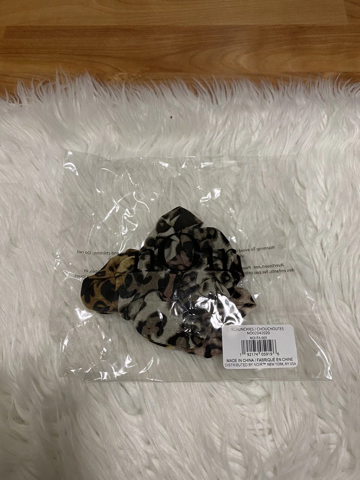 NOIR Ombre Leopard Scrunchies NEW 3 Pack - Image 1 of 1