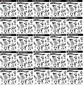 Wholesale Lot of 25 Sets New York Yankees Outdoor Rated Vinyl Family Decals MLB - Picture 1 of 2