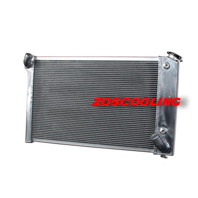 Radiador de 3 filas apto para Chevrolet Corvette bloque pequeño 5,7 L V8 1969-72 aluminio AT MT Foto 1 de 4