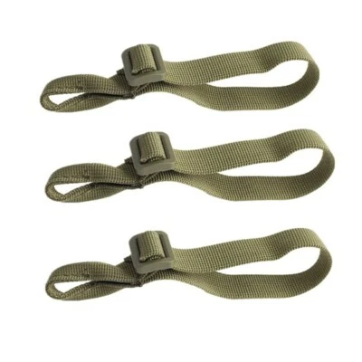 3 Pcs Hunting Buttstock Sling Mount Strap Loop Adapter Webbing Rifle Attachment - Image 1 of 4
