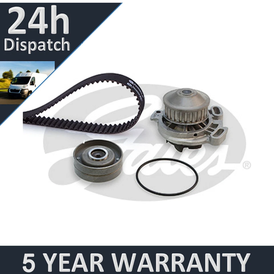 Gates Timing Belt + Water Pump Kit For Audi Quattro Coupe 100 90 Brand New G5760 - Image 1 of 4