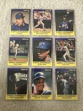 Darryl Strawberry 1988-89 Star Baseball Complete Nova Set Limited To 500