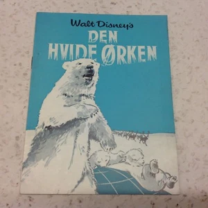 White Wilderness Winston Hibler Sørensen Walt Disney 1958 Danish Movie Program - Bild 1 von 5