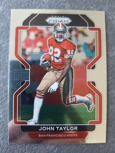 2021 Panini Prizm #61 JOHN TAYLOR San Francisco 49ers BASE FOOTBALL CARD - Bild 1 von 2