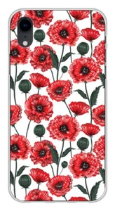 Coque en silicone imprimée compatible Apple iPhone XR Fleurs de Pavot - Imagen 1 de 3