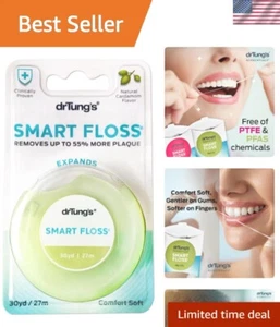 Smart Floss - Natural Floss, PTFE & PFAS Free Floss, Gentle on Gums, Expands ... - Picture 1 of 7
