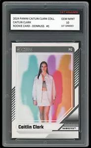 Caitlin Clark 2024 Panini Sammlung WNBA 1. Klasse 10 Donruss Rookie Karte #1 - Bild 1 von 1