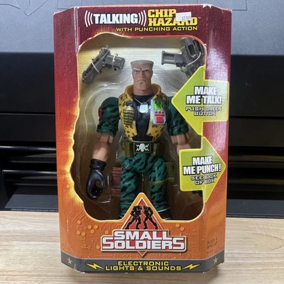 Figura de acción parlante Hasbro Small Soldiers: Chip Hazard 12" de colección - ¡NUEVA EN CAJA! Foto 1 de 4