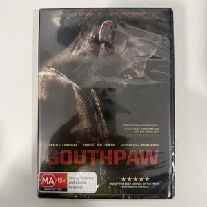 Southpaw (DVD, 2015) Region 4 Brand New & Sealed Action Drama Sport Boxing - Picture 1 of 2
