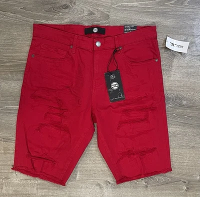 Pantalones Cortos Jordan Craig Para Hombre Talla 36 Rojo Hecho Para Lucir Envejecido Nuevos Con Etiquetas Nos J3187S Foto 1 de 4