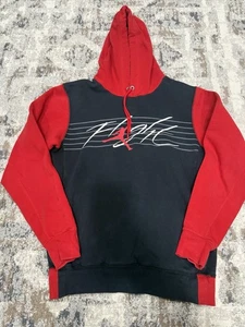 Air Jordan Flight Logo Pullover Hoodie schwarz rot 930525-658 Herren Small Vintage - Bild 1 von 8