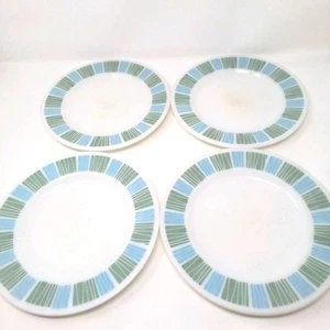 Vintage JAJ Pyrex Matchmaker  9.3/4"  25cm Dinner Plate Retro 1960s x 4 - Picture 1 of 12