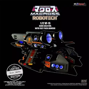 KitzConcept Macross 1/72 VF-1S Dark Gold Limited Edition With Fast Pack Armour - Picture 1 of 4