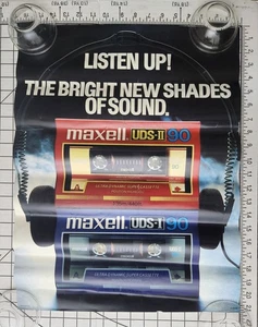 Poster Maxell USD-II 90 Kassette selten original vintage - Bild 1 von 4