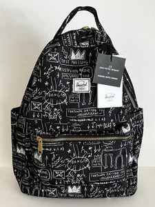 Herschel Nova 18.0L Backpack Black a\& White BASQUIAT Pattern*** NEW W/TAGS - Picture 1 of 3