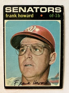 1971 Topps #620 - WASHINGTON SENATORS Slugger 1B Frank Howard 71115 - Bild 1 von 2