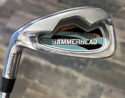 Tiger Shark Hammerhead Undercut Cavity Stainless Single 6 Iron Steel Shaft LH - Image 1 of 4