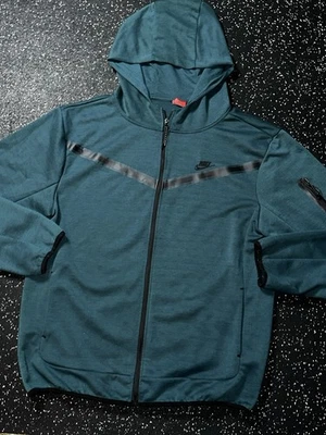 Nike Sportswear Tech флис Windrunner женщин полный молнии толстовка с капюшоном 2XL имеет пиллинг - Изображение 1 из 4
