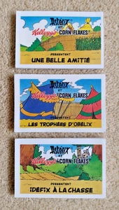 Asterix flipbooks x3   Kelloggs France   EXC   flicker flick flip books - Picture 1 of 12