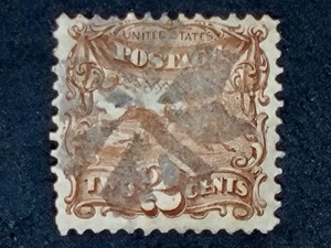 MS-44 US STAMP # 113, USED CV $90 8021 - Picture 1 of 2