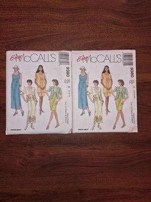 VTG OOP McCall's 9380 Easy Misses' Dress & Jacket - Two Lengths SZ: 8-20 UC FF - Image 1 of 4