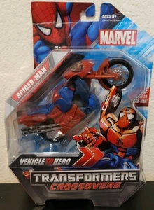 2008 HASBRO MARVEL SPIDERMAN TRANSFORMERS CROSSOVERS BRAND NEW - Picture 1 of 2