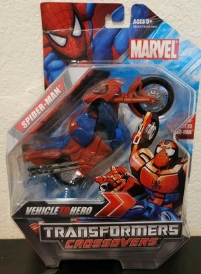 Hasbro Marvel Spiderman Transformers 2008 crossovers nuevo Foto 1 de 2