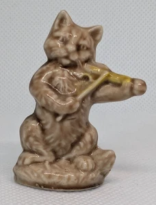Wade Whimsies THE CAT & THE FIDDLE Nursery Rhyme Figurine England Red Rose - Bild 1 von 5