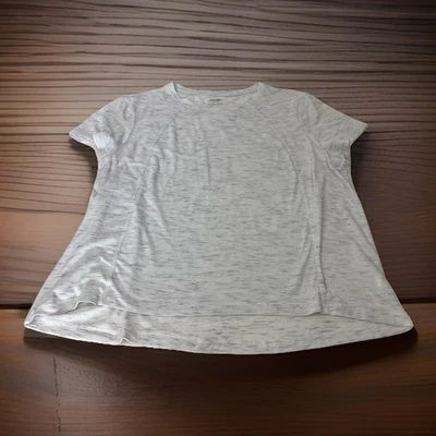 Camiseta Avia Mujer XL Extra Grande Blanca Brezo Manga Corta Cuello Redondo Foto 1 de 4