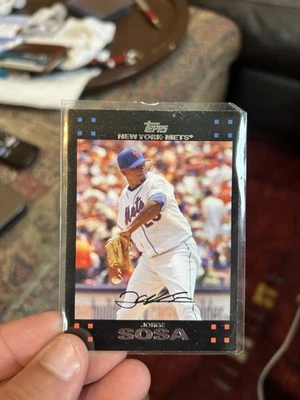 2007 Topps Updates & Highlights - Jorge Sosa #UH104 Red Back - Image 1 of 2