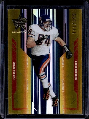 2005 Leaf Rookies & Stars Longevity Brian Urlacher Gold #/199 Bears - Image 1 of 2