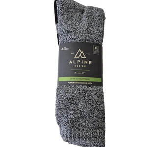 Alpine Design Hiking Socks Mens XL Crew Cushioned 4 Pack Performance Outdoor - Picture 1 of 3