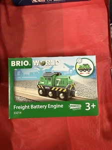 BRIO World 33214 - Güterbatteriemotor - 1 Stück Holzspielzeug Zug Set für - Bild 1 von 2