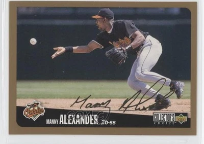 1996 Upper Deck Collector's Choice Gold Foil Signature Manny Alexander #53 - Image 1 of 2