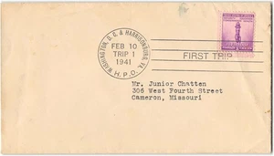 HPO 1941 Trip 1 between Washington DC and Harrisonburg VA - Picture 1 of 1