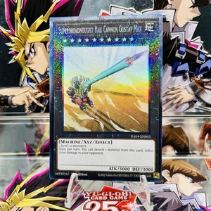 Yugioh Superdreadnought Rail Cannon Gustav Max RA04-EN063 PCR NM - Picture 1 of 2
