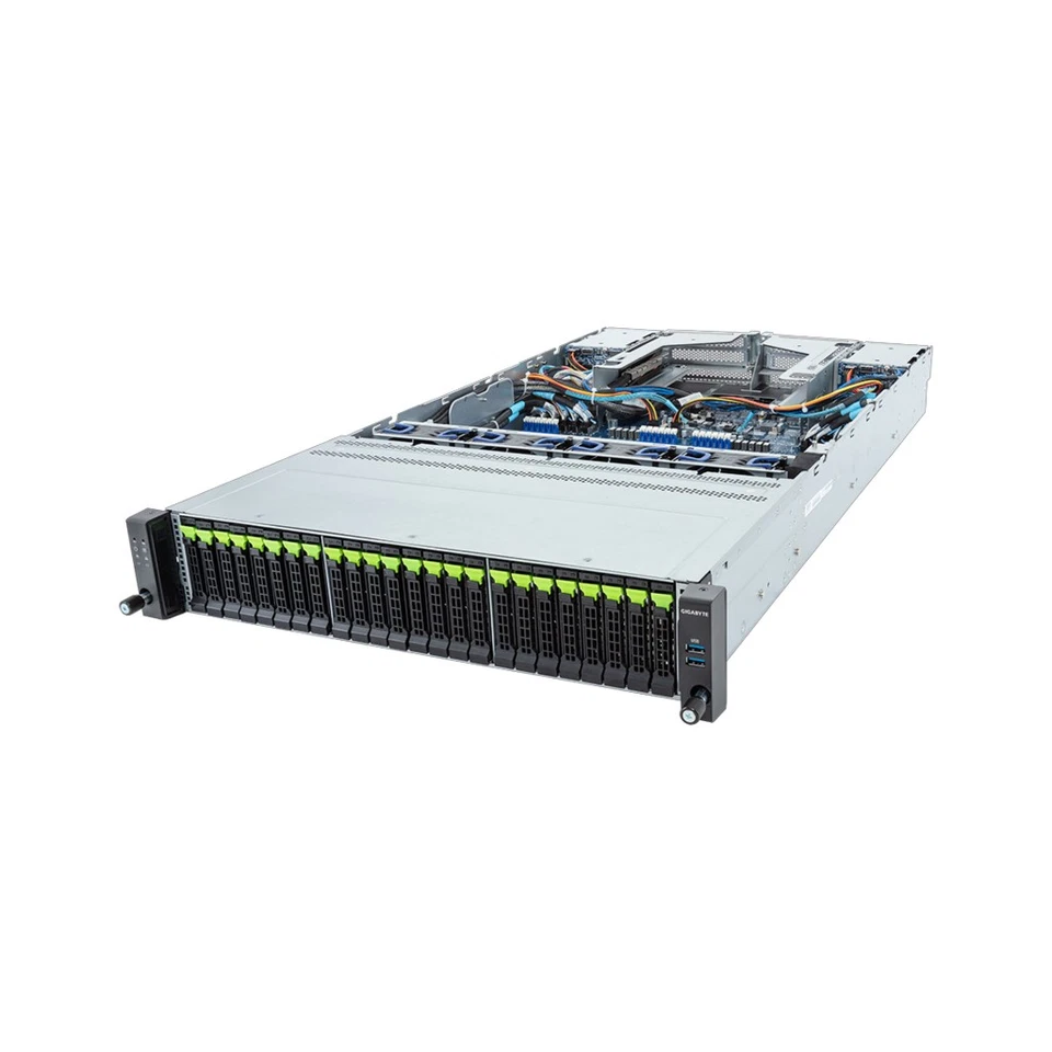 Gigabyte R283-Z96-ACE1 Rack Server SP5 6NR283Z96DR000ACE11 - Server - AMD EPYC - Image 1 of 1