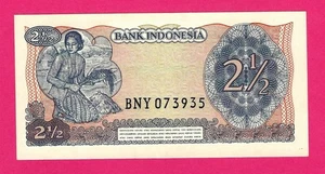 INDONESIA 2 ,5 Rupiah 1968 p103 UNC (TK 18 854) - Picture 1 of 2