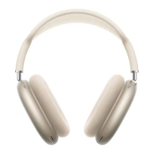 Apple AirPods Max Wireless Bluetooth Noise-Cancelling Headphones Starlight - Ref - Picture 1 of 6