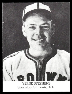 Verne Stephens 1991 Tip-Top Bread REPRINT Baseball Card (NM) - Image 1 of 2