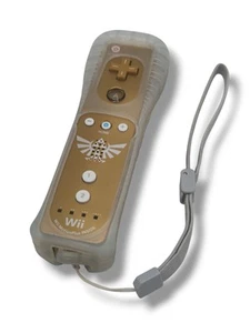 ⚡Original Nintendo Wii Remote Controller Zelda Gold Motion Plus Top ZUSTAND⚡ - Bild 1 von 17