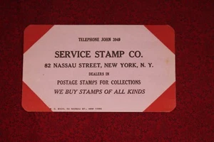 Service Stamp Company Ink Blotter, New York - Picture 1 of 2
