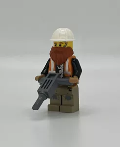 NEW LEGO Bill Construction Beard Jackhammer Hidden Side 70423 Minifigure Figure - Picture 1 of 5