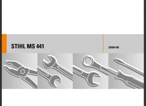 Manual de servicio de fábrica para motosierra STIHL COMO NUEVA 441 - Imagen 1 de 6