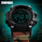 SKMEI Electronic Big Dial LED Digital Men Watch 50m Chronograph Wristwatch 1384